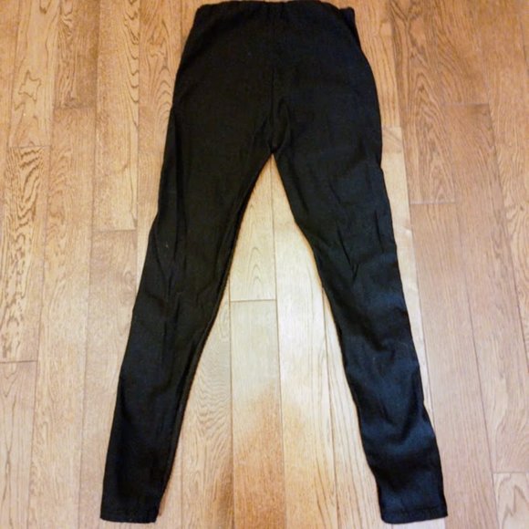 H&M Black Floral Print Dress Pants - Women's US/UK 2 - Picture 6 of 7